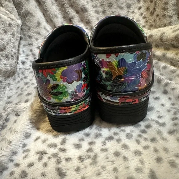 Dansko Multicolor Floral Clogs - Picture 3 of 4